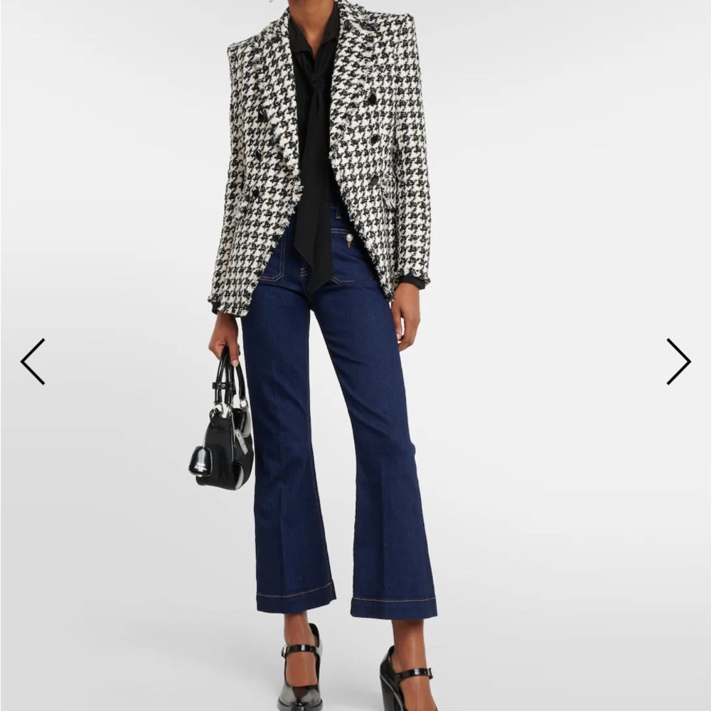 Jeans Veronica Beard Carson Ankle High Rise Flare Size 2